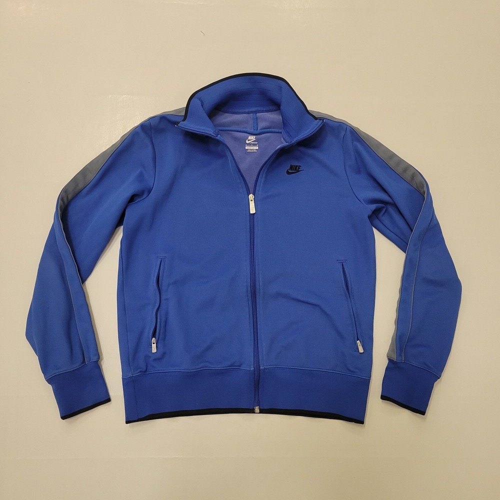 Nike full-zip track jacket mens‎ Medium  blue black Sportswear Running Tennis